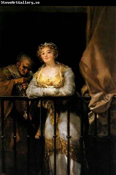 Francisco de goya y Lucientes Maja and Celestina